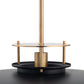 Beacon 1-Light Modern Gold & Black Island Pendant Light