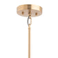 Beacon 1-Light Modern Gold & Black Island Pendant Light